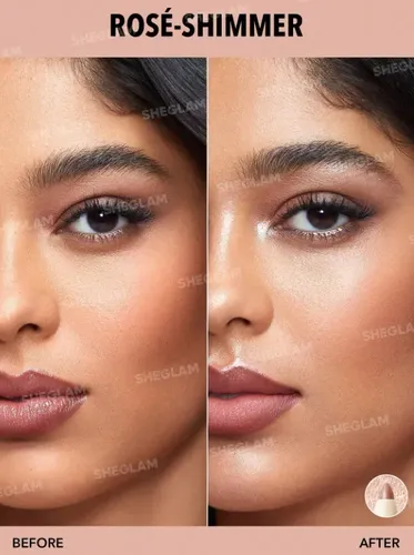 Sheglam Big N Bright Eye Pencil Lápiz Iluminador Highlight Tono Del Maquillaje Rosé