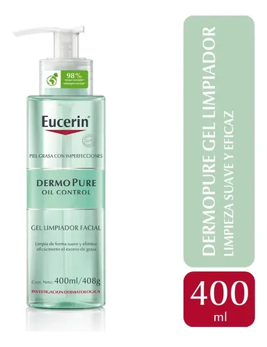 Eucerin Dermopure Oil Control Gel Limpiador Facial 400ml