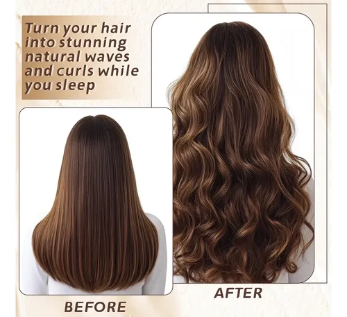Rulos Sin Calor Negros Para Rizos De Cabello Largo