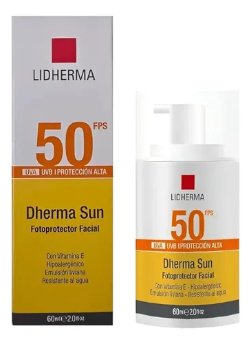 Lidherma Protector Facial Dherma Sun Fotoprotector 50fps