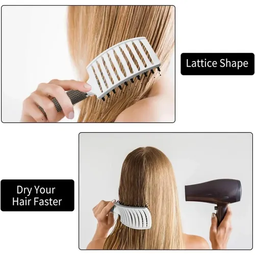 Cepillo Para El Cabello Con Cerdas De Cerdo