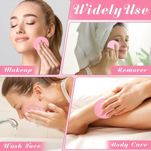 120 Pcs Facial Sponge Compressed, Luxiv Face Cleansing Sp…