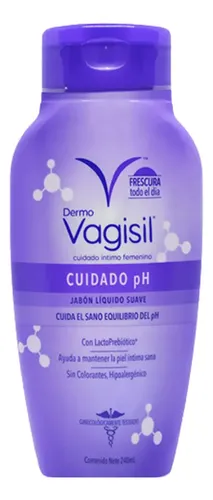 Dermo Vagisil Cuidado Ph Jabon Liquido Femenino 240ml X2