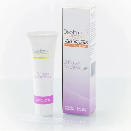 Depilorm Crema Depilatoria Para Rostro Piel Normal 30 Grs
