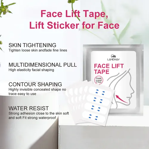 Parche Para Estiramiento Facial Para La Barbilla, Parche Fac