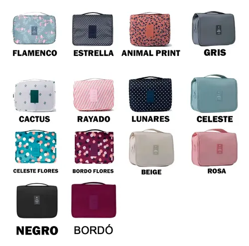 Neceser Bolso Porta Cosmeticos Viaje Organizador Maquillaje