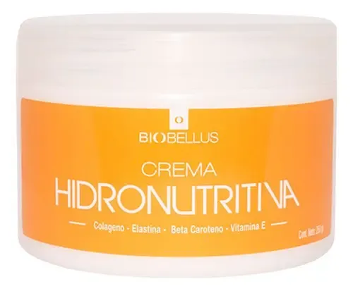Biobellus Crema Hidronutritiva Hidratante Nutritiva 250g Momento de aplicación Día/Noche Tipo de piel Todo tipo de piel
