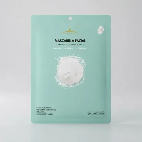 Set X4 Mascarilla Blanca Facial Camellia Paris Night