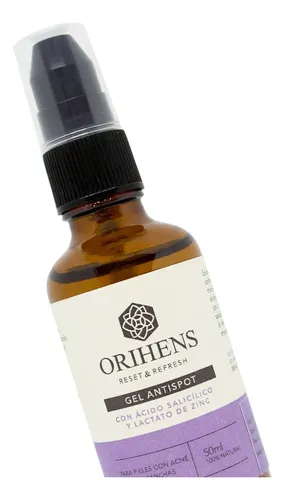 Orihens Gel Exfoliante Antispot 50ml para Acné Ácido Salicílico Día/Noche