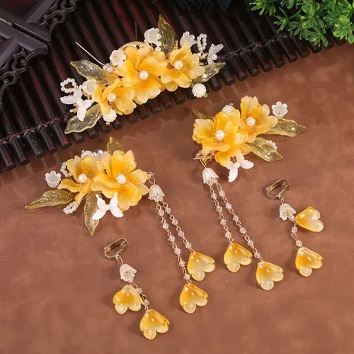 Set De Accesorios Para Peinado De Boda Estilo Chino