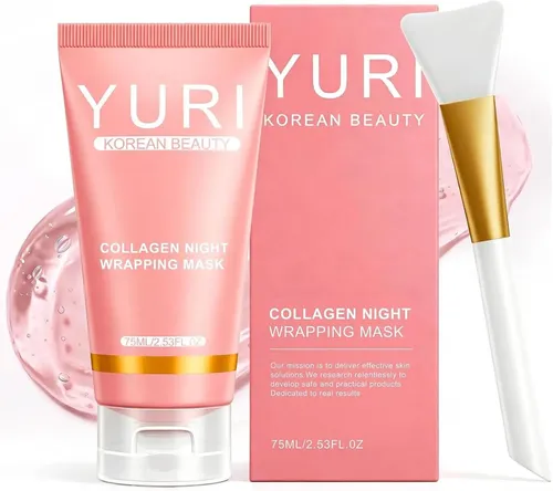 Mascarilla De Noche De Colágeno Yuri Mascarilla Facial Hidra