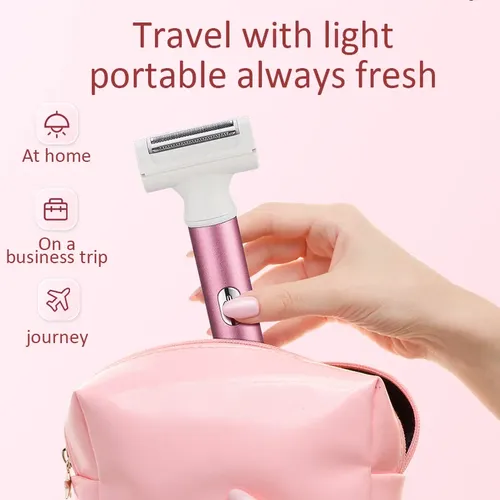 Afeitadora Eléctrica 4 En 1 Para Mujer, Recortadora Facial R