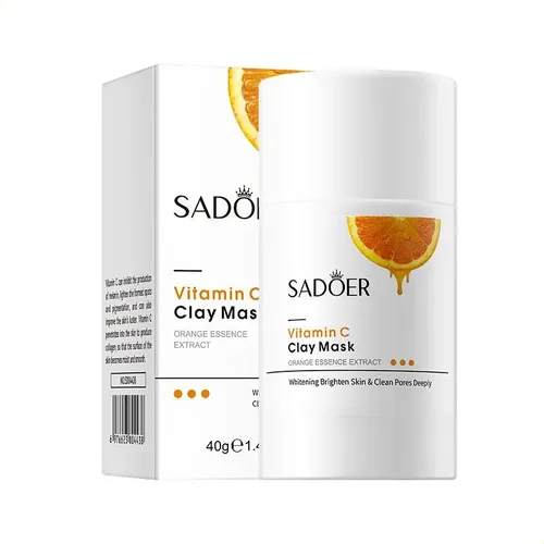 Máscara Limpiadora De Barro, Máscara Sólida De Vitamina C Qu