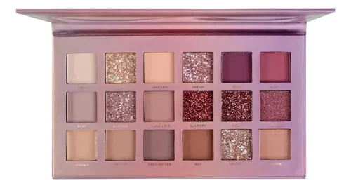 Ruby Rose Soft Nude paleta de sombras ojos rosa claro