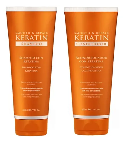 Kit Keratina Shampoo Y Acondicionador X 230ml Fidelite