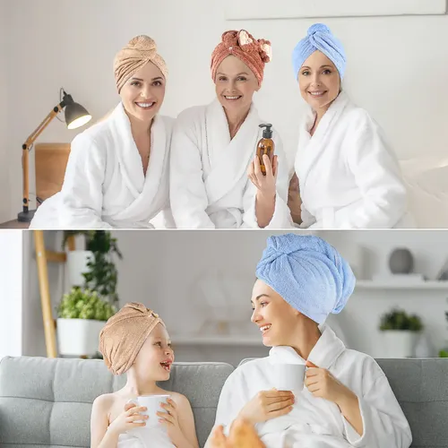 As Toalla Cabello Microfibra Secado Rápido Gorro Turbante As