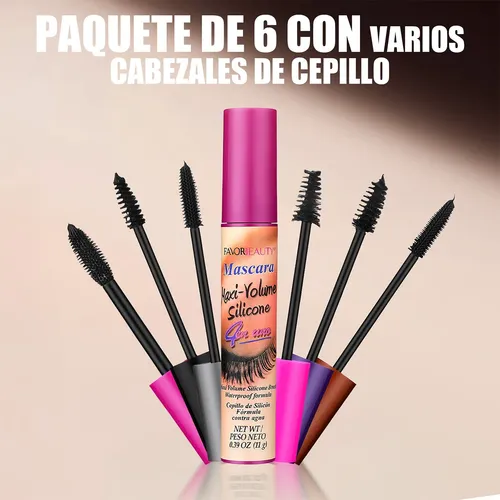 Kit 6 Rimels (uno De Cada Modelo)prueba De Agua Colores