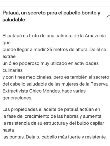 Tónico Nocturno Crecimiento Capilar Ekos Patauá Natura