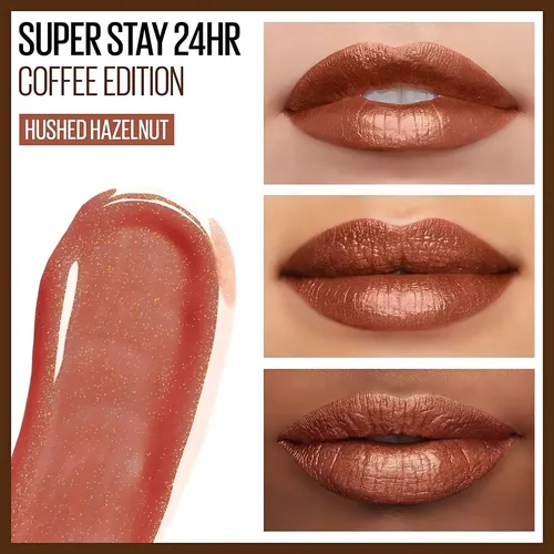 Labial Maybelline Superstay 24h Hushed Hazelnut (330)