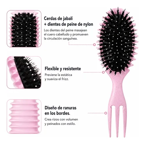 Peine Rulos Curly Pro  Ideal Para Cabellos Rizados