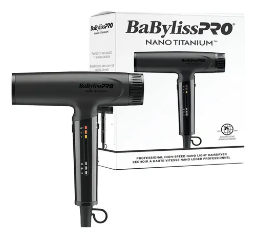 Secador Iónico Ultraliviano Black Babyliss Pro 1400w