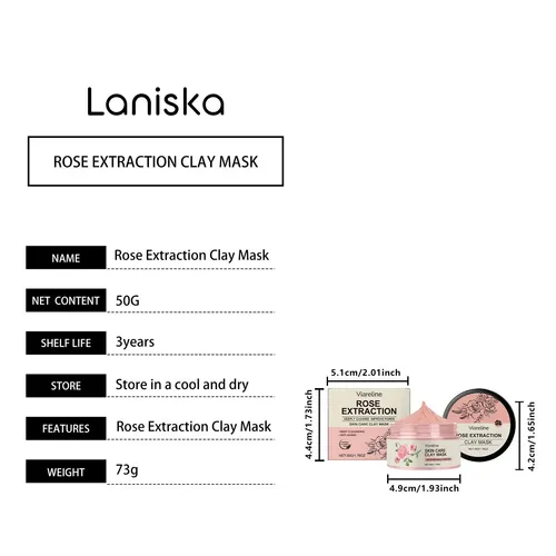 Te Mascarilla De Arcilla Rosa Iluminadora Y Suavizante Qc