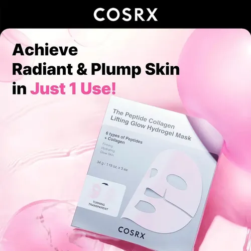 Máscara Facial Hidrogel Cosrx Colágeno Peptídico 3