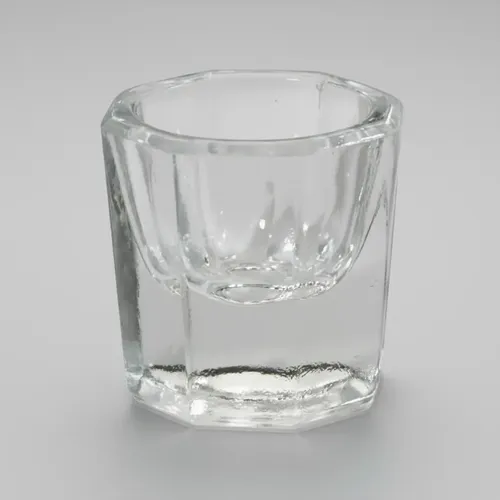 Vaso Dappen X10 De Vidrio Uñas Esculpidas Acrílico Manicuria
