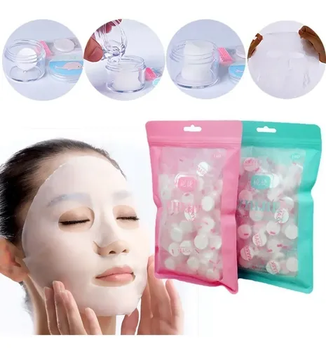 Mascarillas Rostro Descartables Comprimidas X 10 Unid