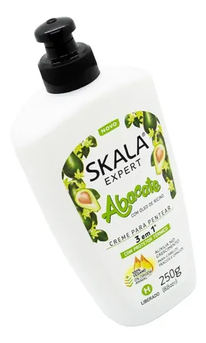 Skala Abacate Crema De Peinar Protector Termico Vegano 250gr