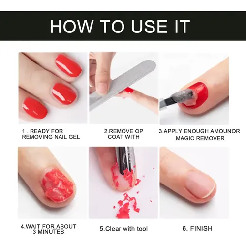 Gel Removedor Mágico De 10ml Para Esmalte Semipermanente