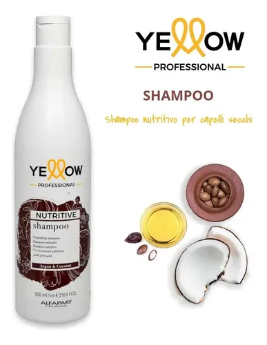 Yellow Nutritive Shampoo Nutrición Cabello Secos 500ml