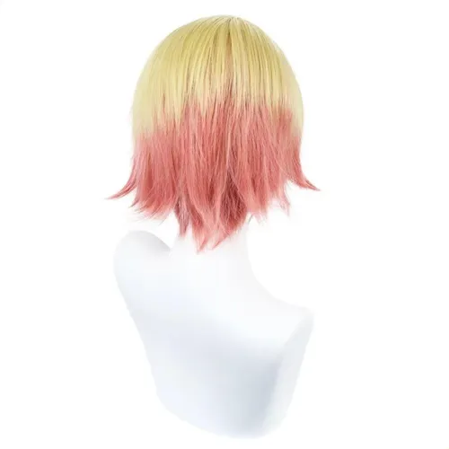 Peluca Cosplay Tenma Tsukasa Project Sekai Degradado