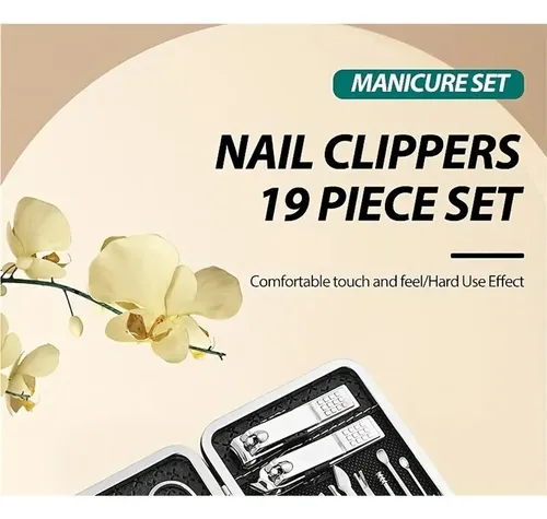 Set De Manicura 21 Piezas Kit Para Cuidado De Uñas….
