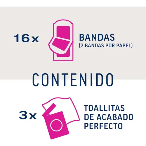 Veet Bandas Frías Ingles/axilas Piel Sensible 16u