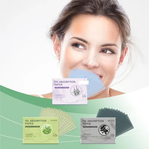 Jkk 1 Uds. Serie De Papel Absorbente De Aceite Refrescante