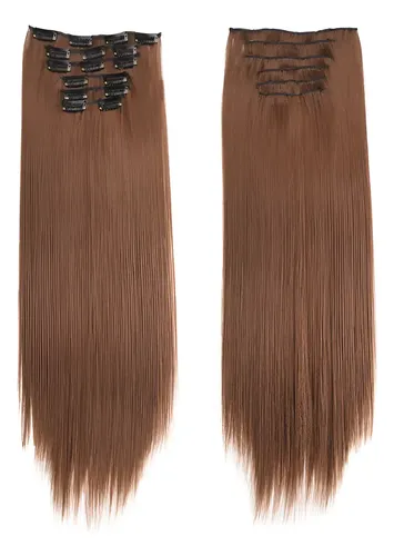 Cortinas Cabello Organico Set De 6 Piezas