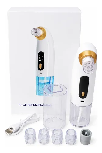 Limpiador Facial Hidrofacial Recargable Con 5 Puntas