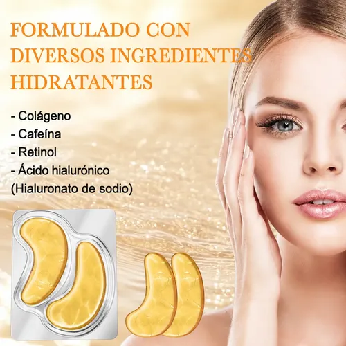 Mascarilla Ojos 24k Oro Hidratante Ojeras Y Bolsas 30pares