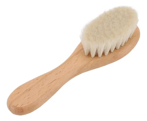 A – Cepillo De Lana For Cabello De Bebé, Peinado Con Cerdas
