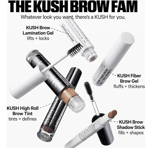Kush Fiber Brow Gel: Gel Teñido Para Cejas (haze)