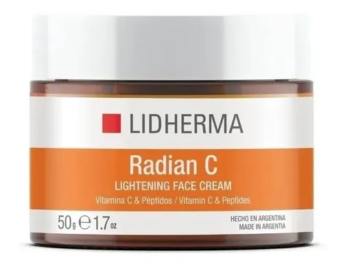 Crema Lightening Face Cream Lidherma Radian C día noche para piel mixta normal seca de 50g