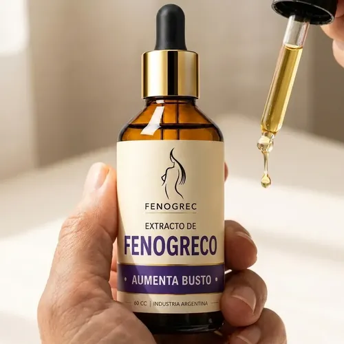 Combo X4 Aceite Fenogreco Aumenta Busto Y Glúteos
