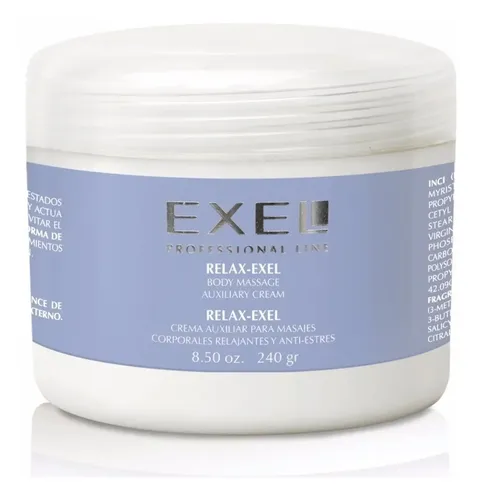 Crema Auxiliar Para Masajes Exel Relax-Exel Anti-Estrés 980gr