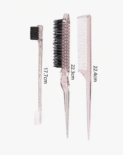 Set 3 Cepillos Y Peines Para Peinado Genérico