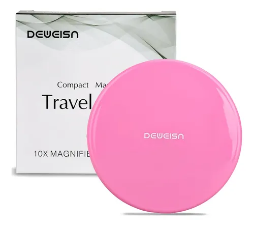 Espejo De Maquillaje Deweisn Magnifying Compact 10x Con True