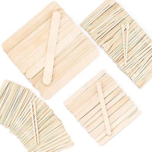 500 Palitos De Madera Para Depilación Talles S M L