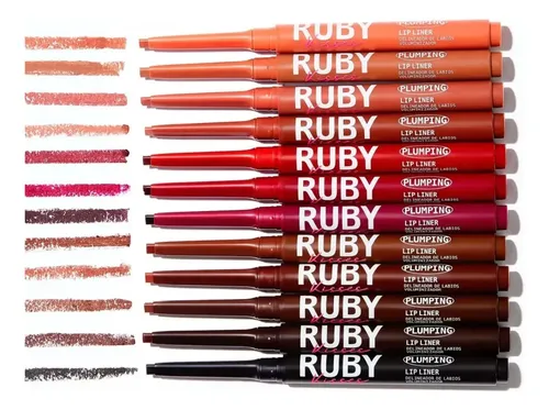 Delineador Labios Retractil Ruby Kisses Plumping Lip Liner Color Plum Berry