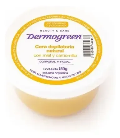Cera C/miel Y Camomilla Repuesto Cpo. Dermogreen 150g