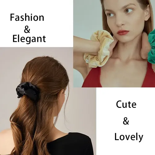 Cintas Para El Pelo Scrunchies Yanwenx De Terciopelo Suave Y